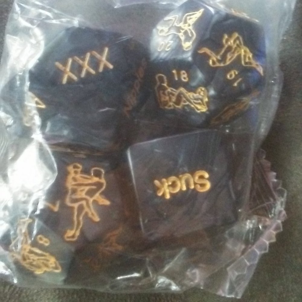 4 Adult Naughty Dice - New in Seal